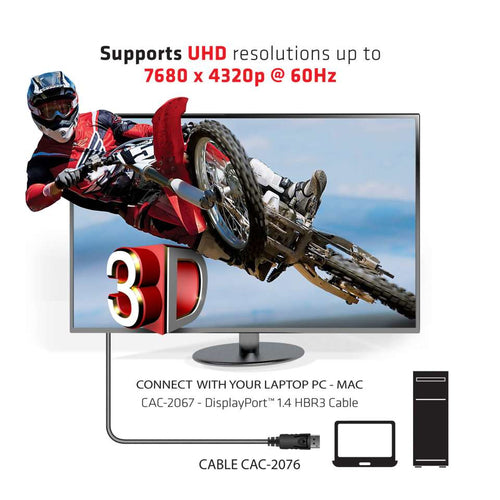CLUB3D CAC-2067 DisplayPort cable