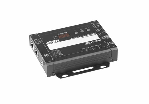 AV Extender 4096x2160 100m Wired Receiver HDCP Black