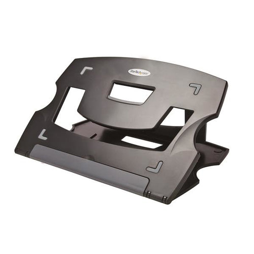 StarTech.com Adjustable Portable Laptop Stand - Black - 13" - 9" - TAA Certified