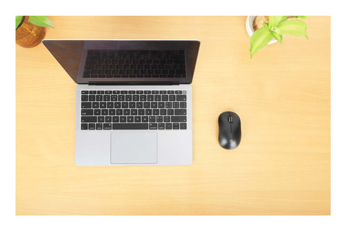 Wireless Optical Mouse 1200 DPI Ambidextrous Black USB-A Receiver