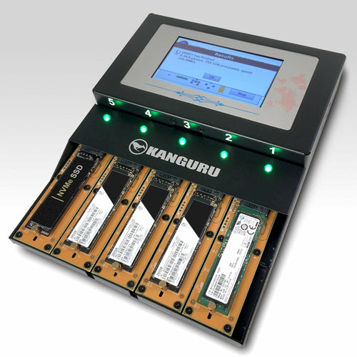 M.2 NVMe SSD Duplicator iStorage Kanguru Clone 4 12GB/min