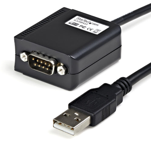 USB to RS422/485 Cable Adapter StarTech.com 1.8m DB9 Male USB-A Female COM Retention