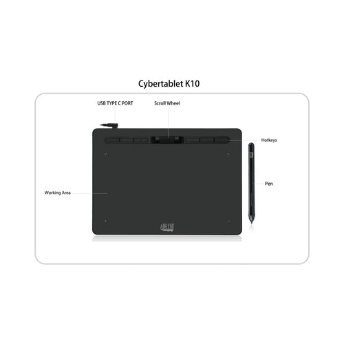 Adesso Cybertablet K10 graphic tablet