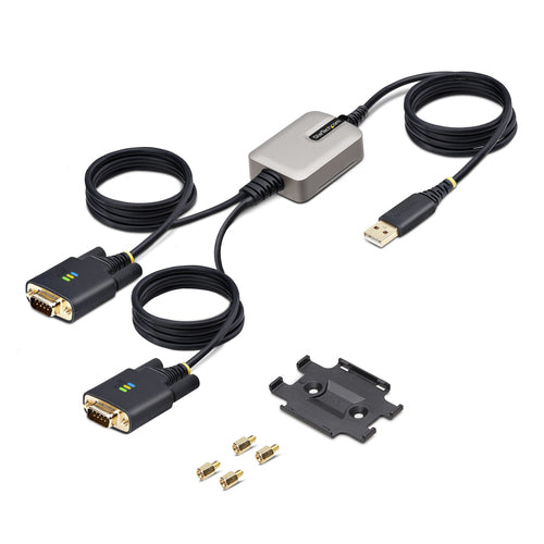 USB to Serial Adapter StarTech.com 13ft DB9 RS232 Level-4 ESD Protection