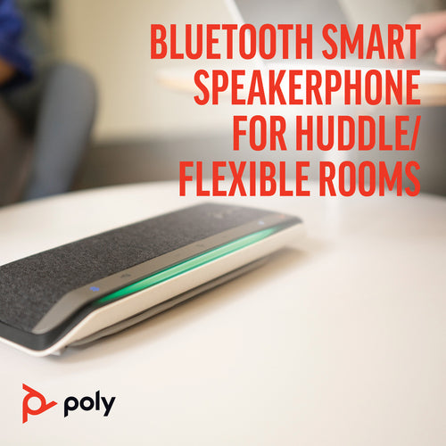 HP Poly Sync 40+ USB-A USB-C Speakerphone Bluetooth Adapter IP64 Certified