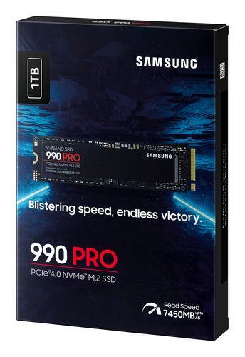 Storage Drive Samsung 990 PRO 1TB M.2 7450MB/s - MZ-V9P1T0BW