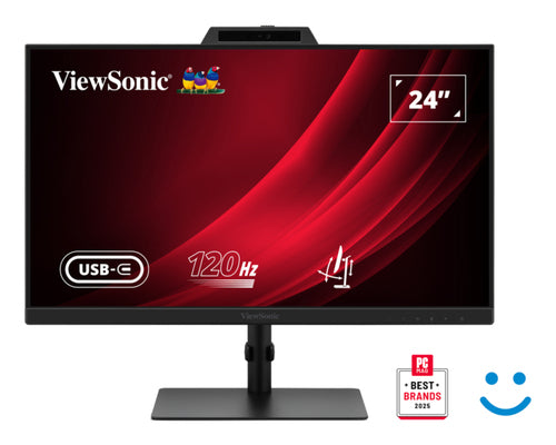 Video Conference Monitor 24 Inch Full HD 1920x1080 IPS Viewsonic