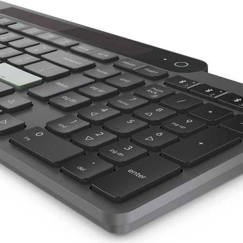 Wireless Bluetooth Full-Size Keyboard Plunger Switch Black Green