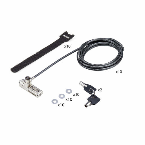 StarTech.com DUALKA10-LAPTOP-LOCK cable lock