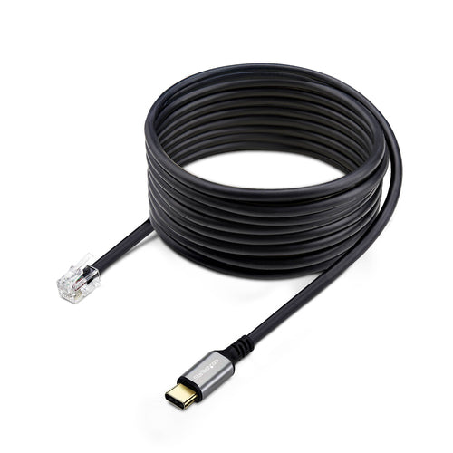 Headset Adapter StarTech.com UR9 USB-C RJ-9 1.8m Black - UR9-HEADSET-ADAPTER