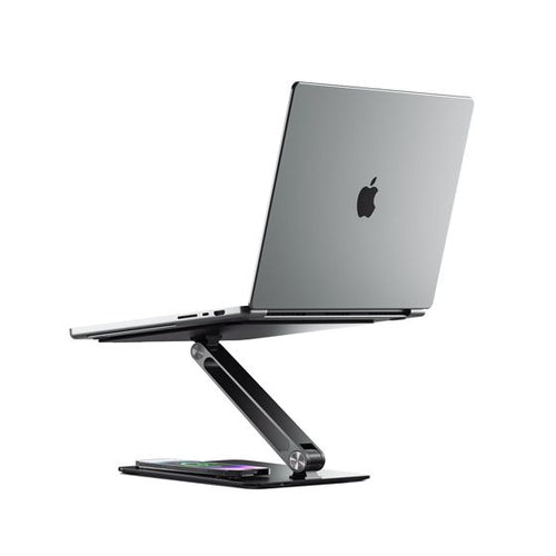 Laptop Stand with Wireless Charger ALOGIC Elite Power Black
