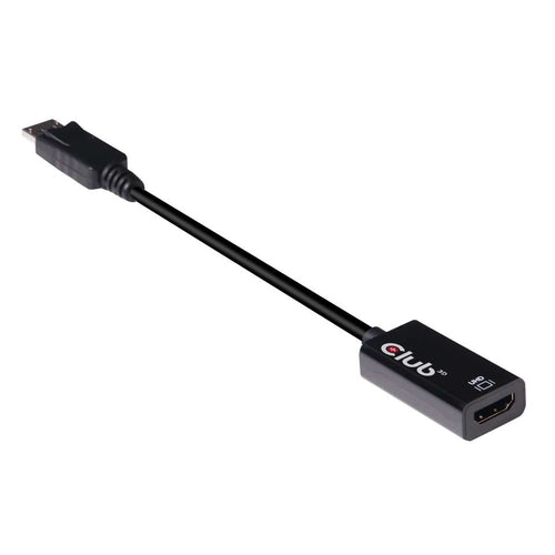 DisplayPort to HDMI Adapter Club3D Active 4K HDR Black