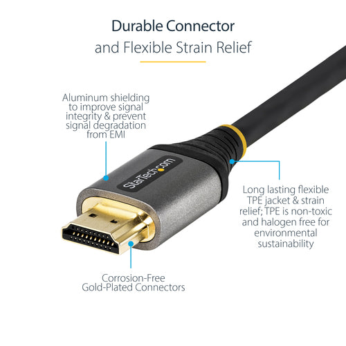 HDMI Cable StarTech.com HDMMV2M 4K 60Hz 6ft HDMI Type A