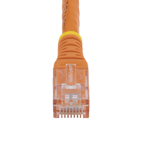 CAT6 Ethernet Cable StarTech.com 50ft 1Gbps 250MHz RJ45 Orange