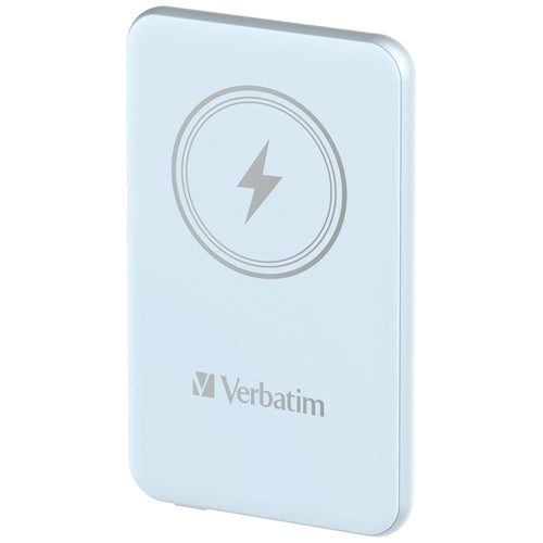 Magnetic Wireless Power Bank 5000mAh Verbatim Quick Charge 3.0 Blue