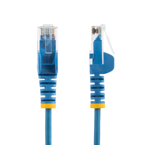 CAT6 Slim Networking Cable 1.5m Blue Snagless RJ45 Connectors