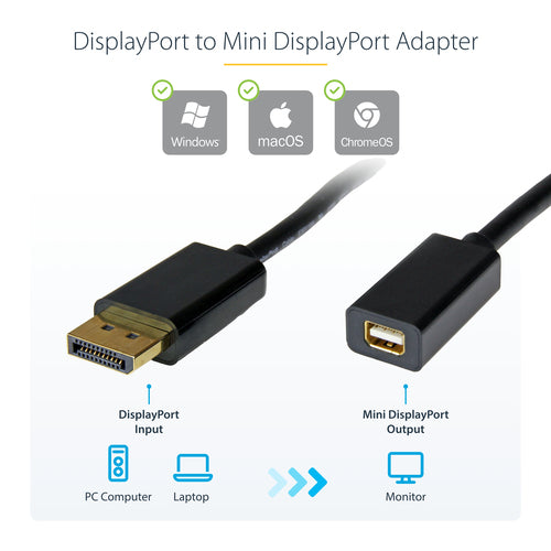 StarTech.com DP2MDPMF3 DisplayPort cable
