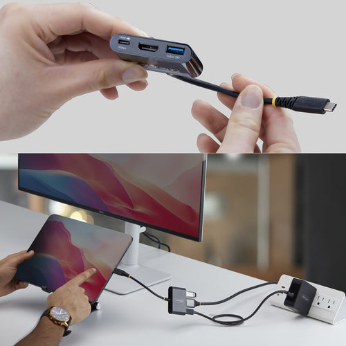 Laptop Dock StarTech.com 168B-USBC-MULTIPORT 140W PD 4K 60Hz USB-C - 168B-USBC-MULTIPORT