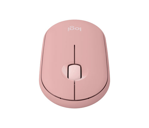 Logitech Pebble M350s Wireless Mouse 4000 DPI Bluetooth Ambidextrous Pink
