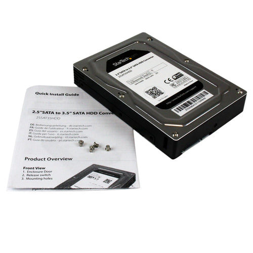 Drive Bay Panel StarTech.com 2.5 to 3.5 SATA Adapter 12.5mm Aluminum