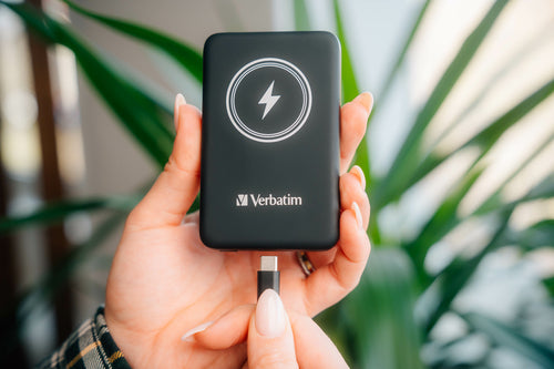 Magnetic Wireless Power Bank 10000mAh Verbatim Quick Charge 3.0