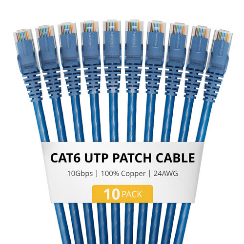 StarTech.com CAT6UTP5FTBL10PK networking cable