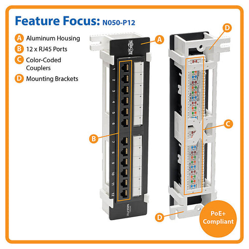 Eaton N050-P12 patch panel