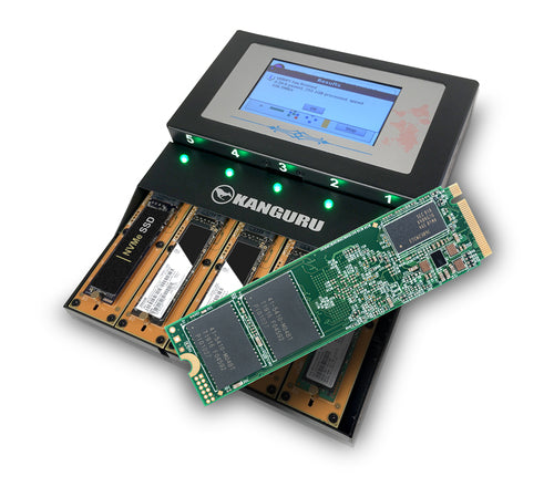 M.2 NVMe SSD Duplicator iStorage Kanguru Clone 4 12GB/min