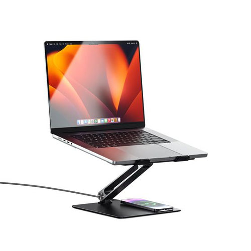 Laptop Stand with Wireless Charger ALOGIC Elite Power Black