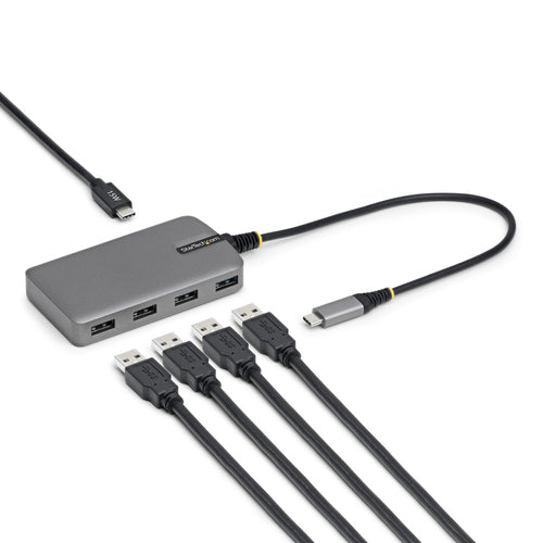 4-Port USB-C Hub 5Gbps StarTech.com Portable Desktop/Laptop