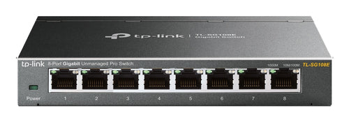Network Switch TP-Link TL-SG108E Managed L2 Gigabit Ethernet - TL-SG108E