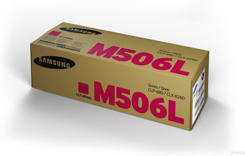 Toner Cartridge Samsung CLT-M506L High-Yield Magenta 1 pc - SU305A