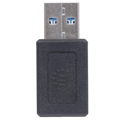 USB-C to USB-A Adapter Manhattan 10Gbps SuperSpeed+ Black