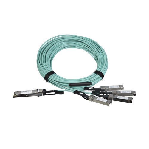 Fibre Optic Cable StarTech.com QSFP4X10AO15 40G 15m AOC 1x QSFP+ to 4x SFP+