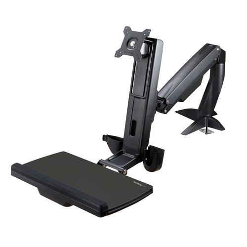StarTech.com Sit-Stand Monitor Arm - 34" Ergonomic Desk Mount for VESA Displays