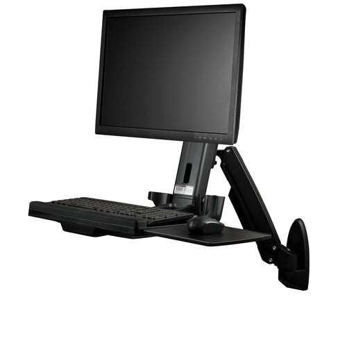 Wall Mount Workstation StarTech.com WALLSTS1 Articulating Full Motion Adjustable Monitor Tray - WALLSTS1