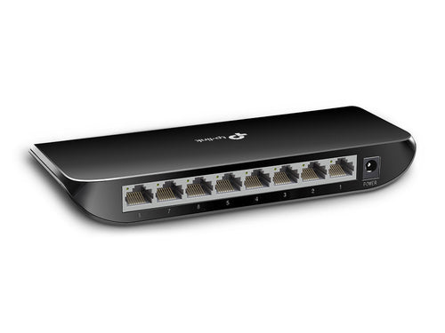 Network Switch TP-Link TL-SG1008D Unmanaged Gigabit Ethernet Full Duplex Wall Mountable - TL-SG1008D