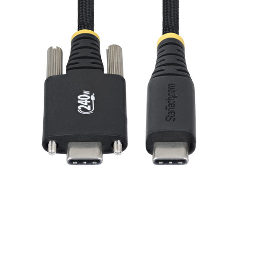 USB-C Charging Cable 240W 5A PD EPR Side Screw Locking 2m