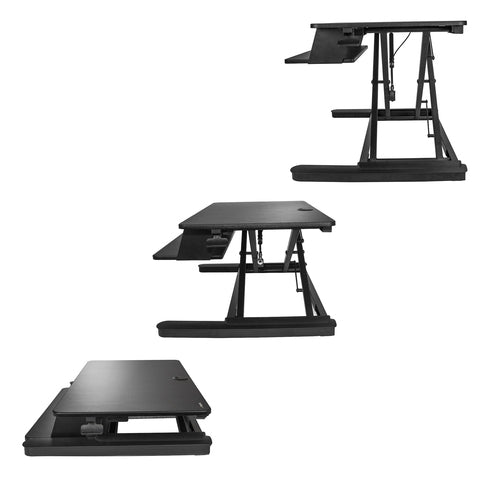 StarTech.com ARMSTSLG Sit Stand Desk Converter - 35" Adjustable Ergonomic Monitor Stand
