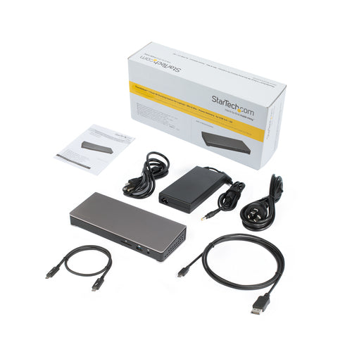 StarTech.com TB3DOCK2DPPD laptop dock/port replicator