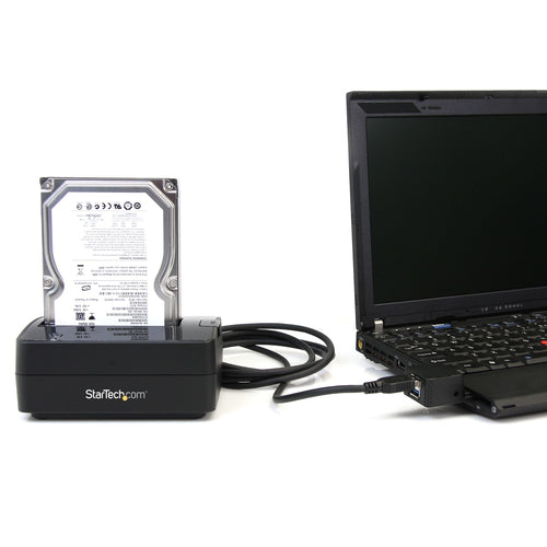 StarTech.com SATDOCKU3S USB 3.0 SATA Hard Drive Docking Station - External HDD/SSD Dock