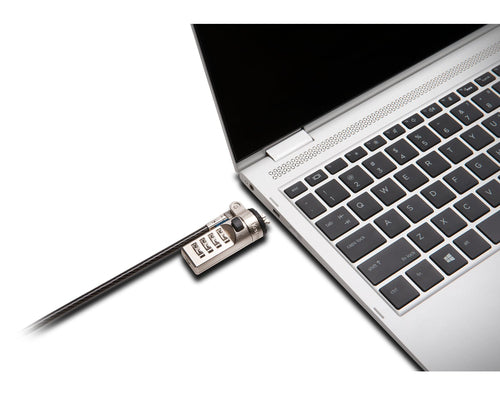 Kensington Nano Combination Lock Carbon Steel Zinc Silver Cable Lock
