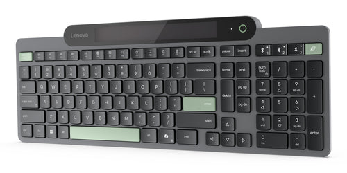 Wireless Bluetooth Full-Size Keyboard Plunger Switch Black Green