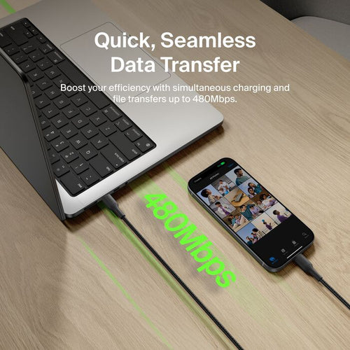 Belkin CAB025FQ1MBK USB cable