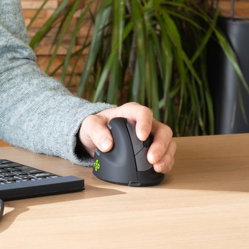 Ergonomic Mouse R-Go Tools R-Go HE 2400 DPI Bluetooth Left-Handed - RGOHEWLL