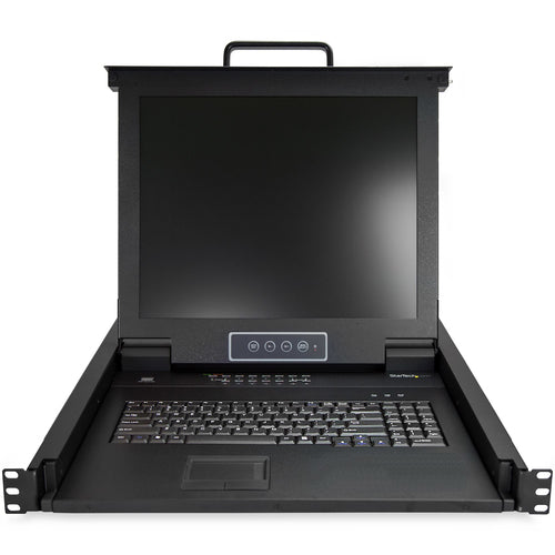 StarTech 17" Rackmount KVM Console with 16 Port Switch - Integrated KVM Drawer