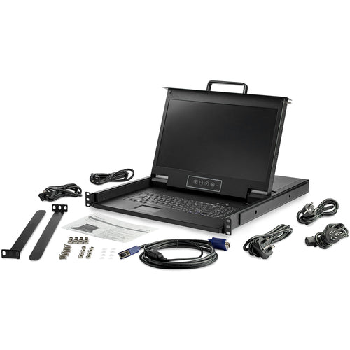 17.3 Inch Rackmount KVM Console HD 1080p StarTech.com 1U USB