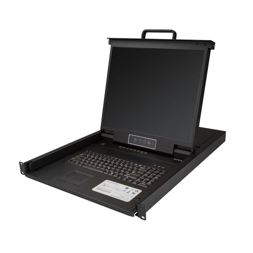 StarTech RKCONS1908K Rackmount KVM Console - 19" LCD, 8 Port, USB & VGA