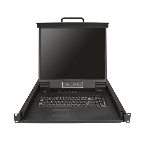 StarTech RKCONS1916K 16 Port Rackmount KVM Console - 19" LCD, USB & VGA Compatible