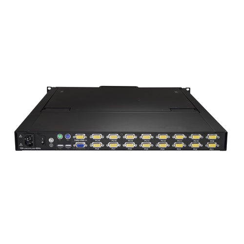 StarTech RKCONS1916K 16 Port Rackmount KVM Console - 19" LCD, USB & VGA Compatible